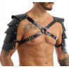 Generique Harnais avec Épaules Armors Simili noir